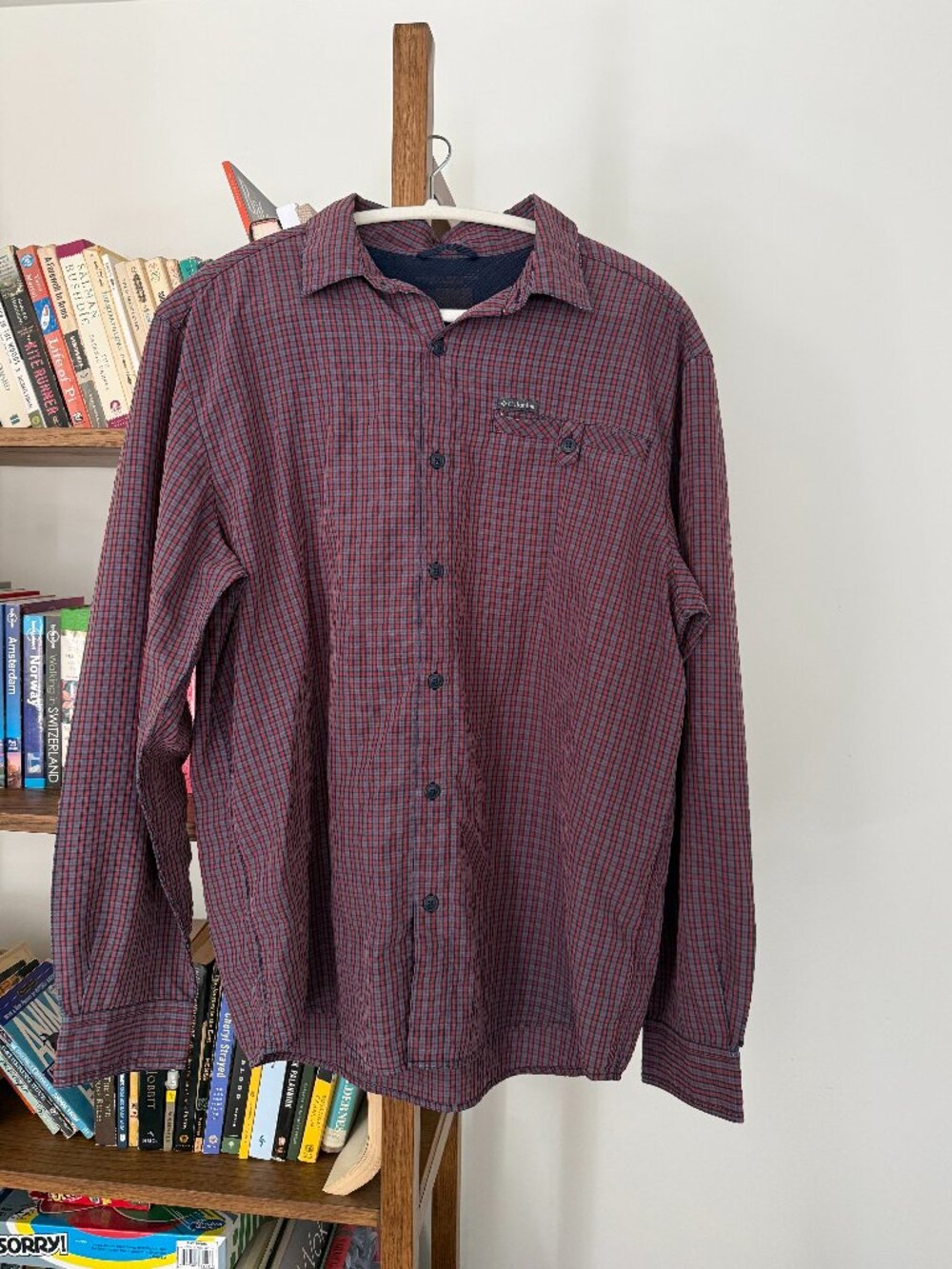 Columbia Plaid Button Down Shirt